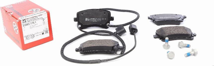 Zimmermann 23883.175.1 - Brake Pad Set, disc brake autospares.lv