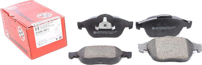 Zimmermann 23248.180.1 - Brake Pad Set, disc brake autospares.lv