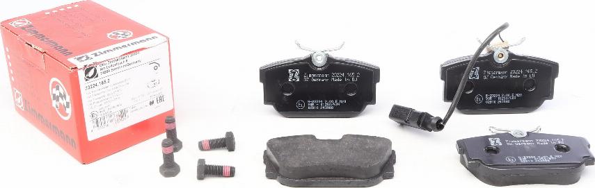 Zimmermann 23224.165.2 - Brake Pad Set, disc brake autospares.lv