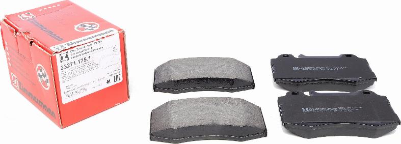 Zimmermann 23271.175.1 - Brake Pad Set, disc brake autospares.lv