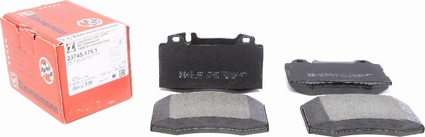 Zimmermann 23745.175.1 - Brake Pad Set, disc brake autospares.lv