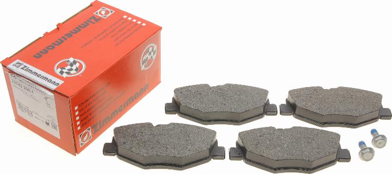 Zimmermann 23743.200.1 - Brake Pad Set, disc brake autospares.lv