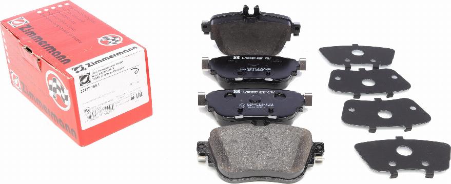 Zimmermann 22437.165.1 - Brake Pad Set, disc brake autospares.lv