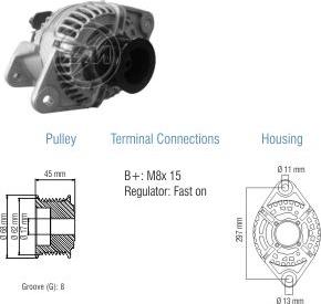 ZM ZM 90.106.04 - Alternator autospares.lv