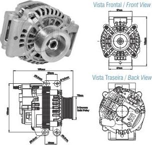 ZM ZM 90.302.01 - Alternator autospares.lv