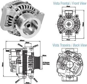 ZM ZM 90.302.02 - Alternator autospares.lv