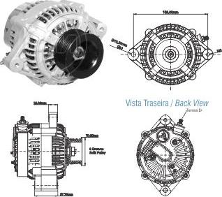 ZM ZM 90.204.04 - Alternator autospares.lv