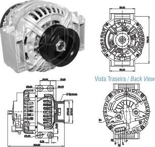 ZM ZM 90.208.01 - Alternator autospares.lv