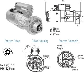 ZM ZM 80.481.04 - Starter autospares.lv