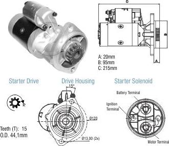 ZM ZM 80.680.01 - Starter autospares.lv