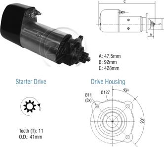 ZM ZM 80.101.03 - Starter autospares.lv