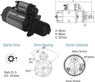 ZM ZM 80.103.04 - Starter autospares.lv