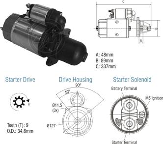 ZM ZM 80.103.01 - Starter autospares.lv