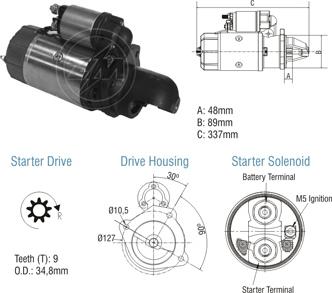 ZM ZM 80.102.02 - Starter autospares.lv