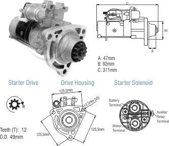 ZM ZM 80.890.01 - Starter autospares.lv