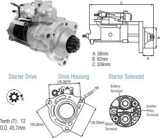 ZM ZM 80.840.02 - Starter autospares.lv