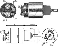 ZM ZM772 - Solenoid Switch, starter autospares.lv