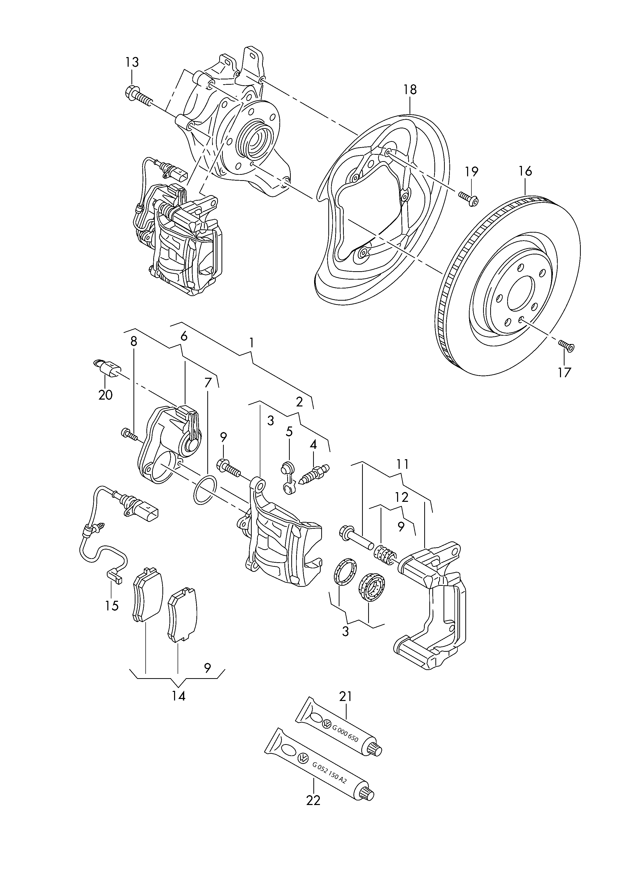 Skoda 8W0 698 451 F - Floating caliper brake brake disc (vented): 1 pcs. autospares.lv