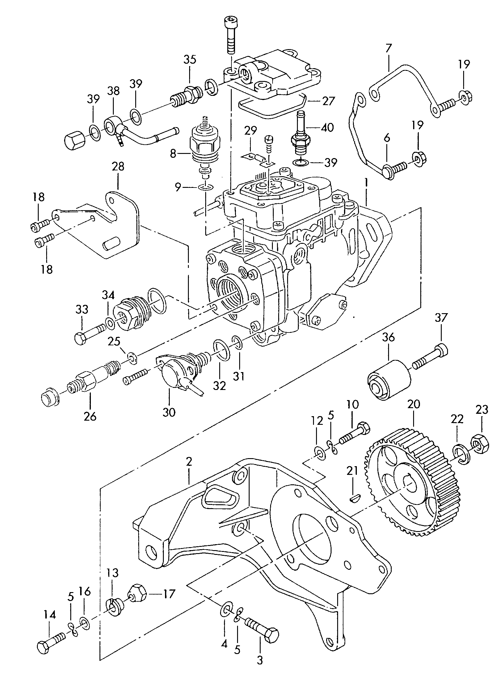 AUDI N  0110691 - Injection pump: 1 pcs. autospares.lv