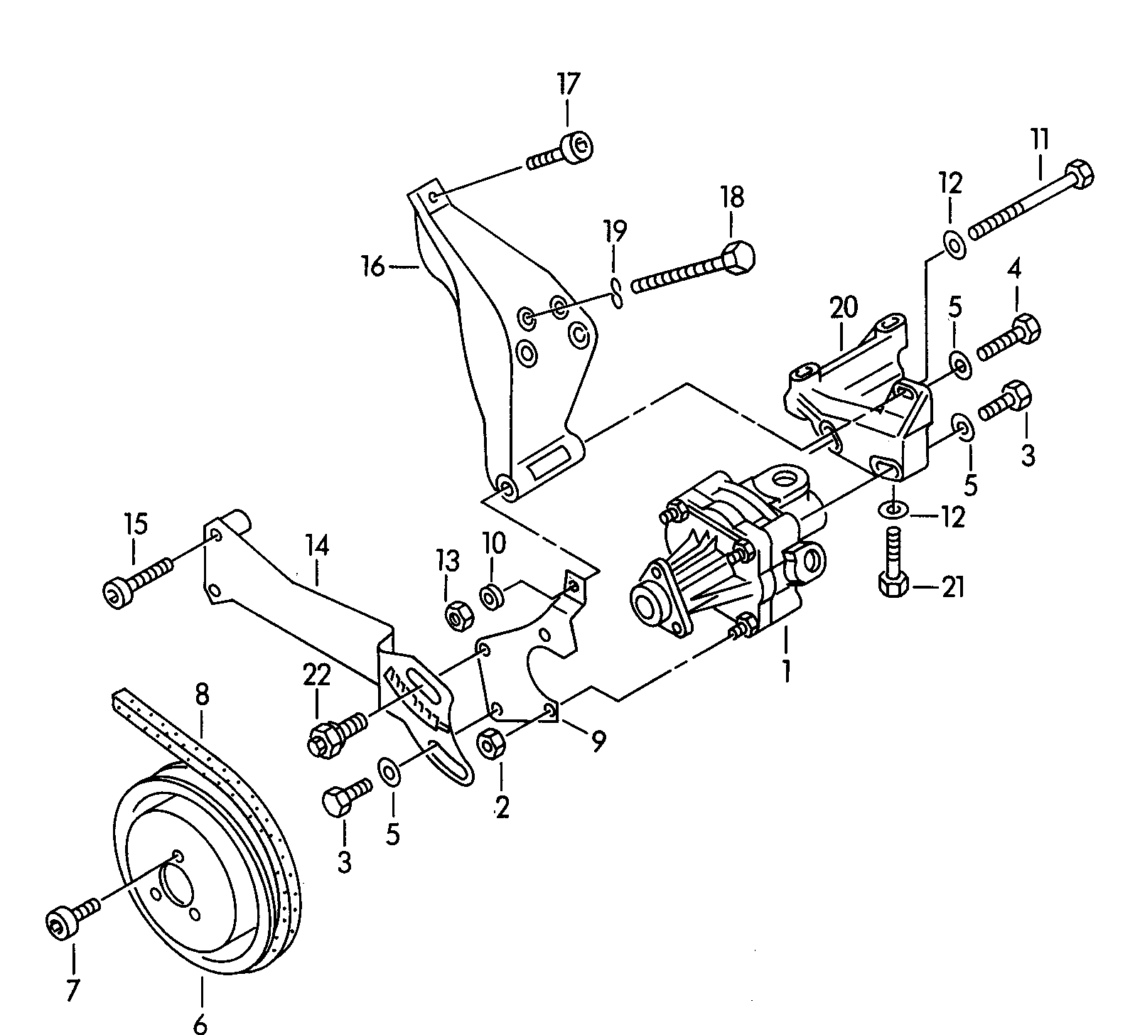 Seat 050 121 039 A - V-Belt autospares.lv