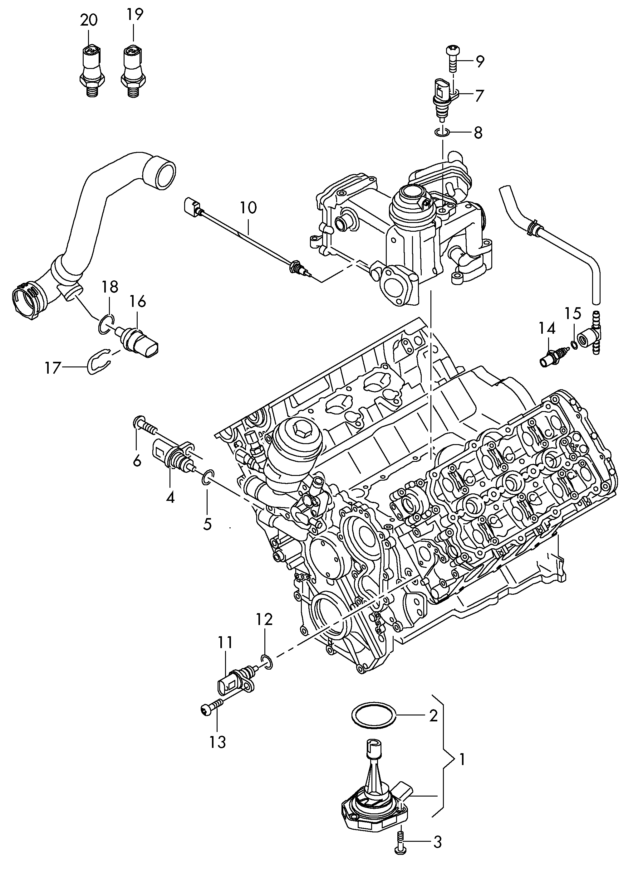 VW 059 919 081 G - Sender Unit, oil pressure autospares.lv