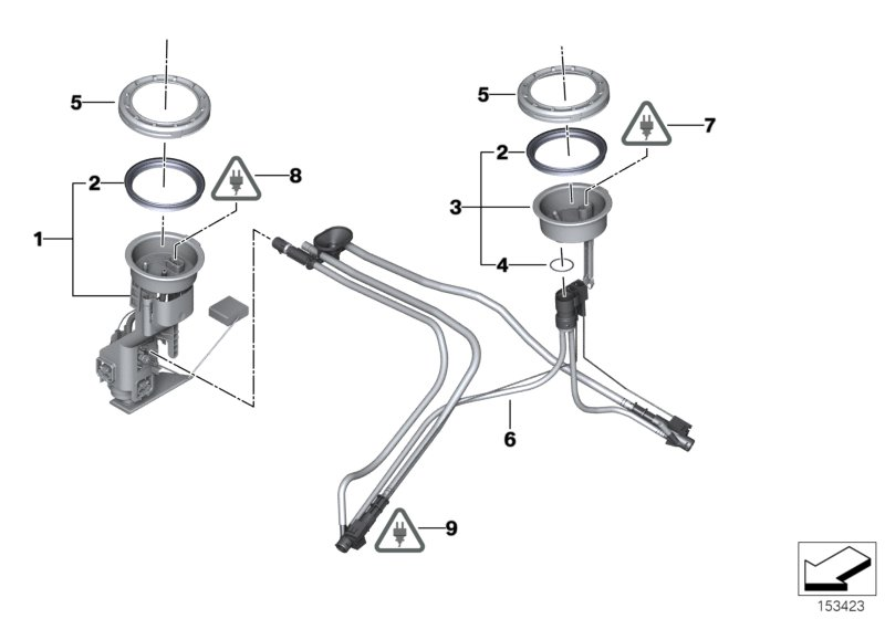 BMW 16 116 762 044 - Fuel pump and fuel level sensor: 1  pcs. autospares.lv