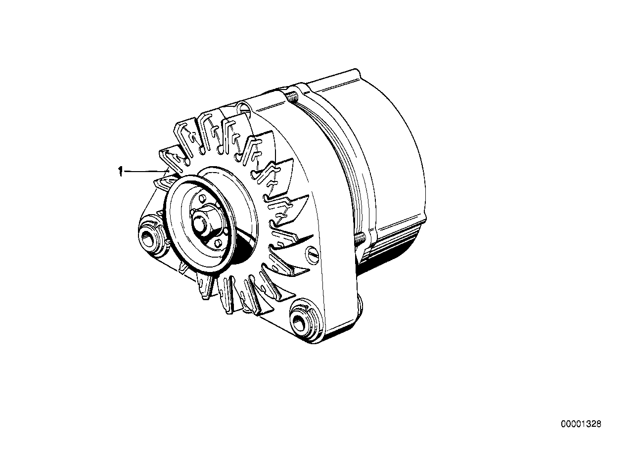 Mini 12311717575 - Alternator: 1  pcs. autospares.lv