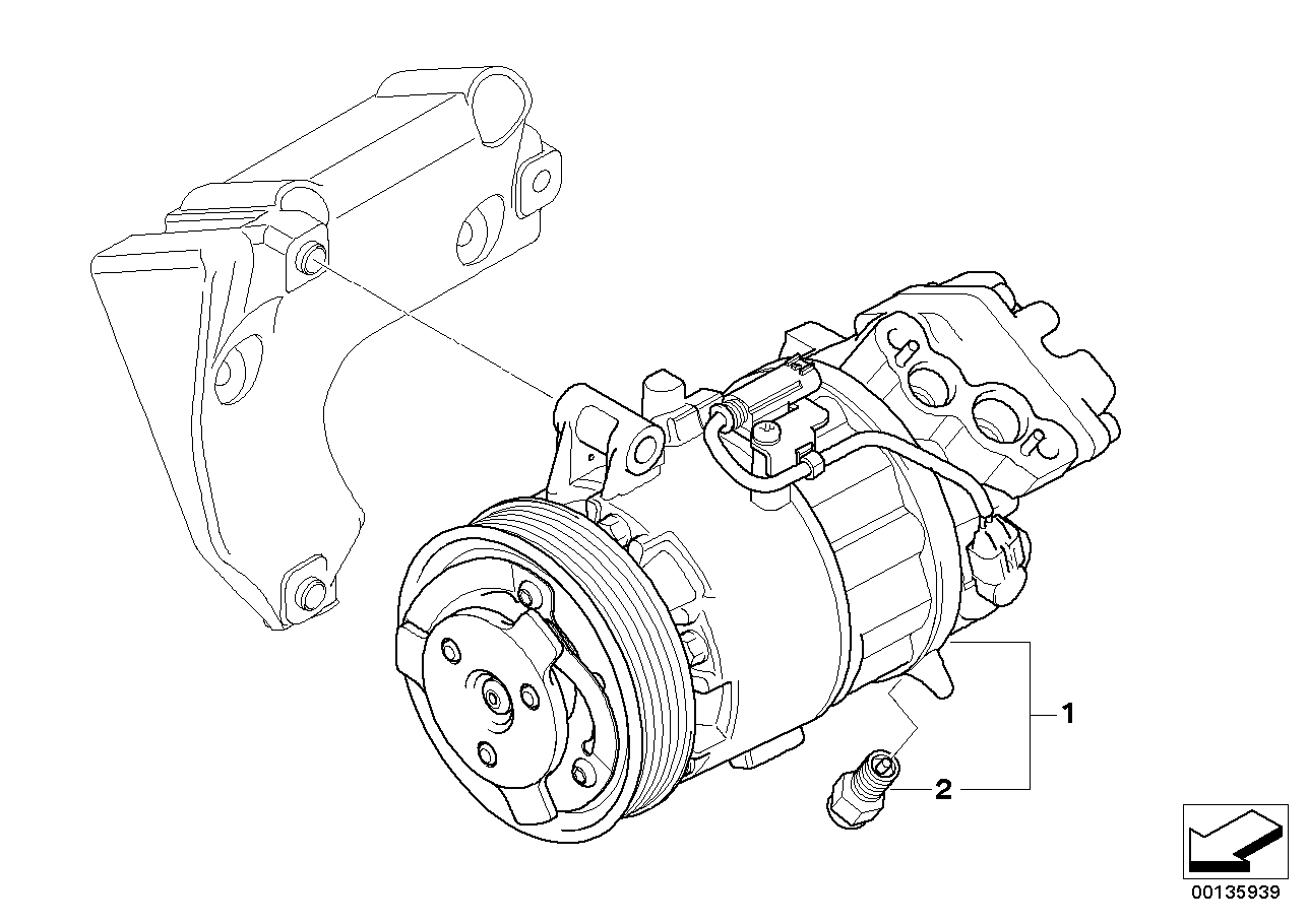 BMW 64529182794 - Rp air conditioning compressor: 1  pcs. autospares.lv