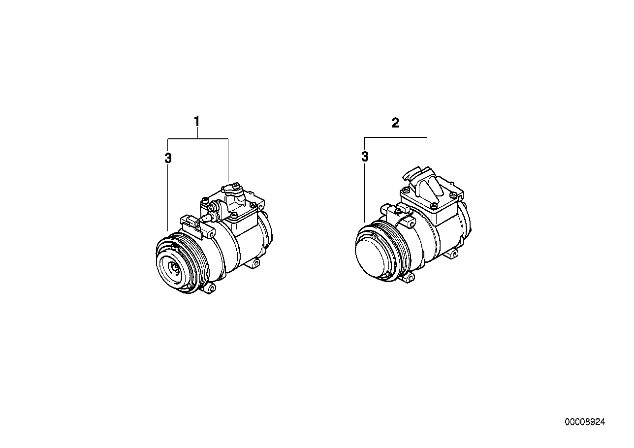 OM 64528385917 - Rp air conditioning compressor: 1  pcs. autospares.lv