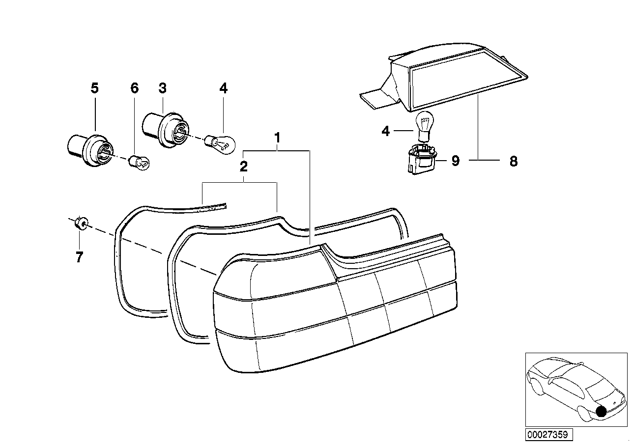 BMW 07 50 9 063 573 - Bulb, instrument lighting autospares.lv