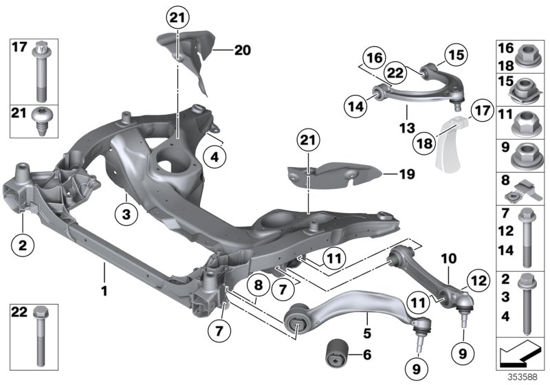 Alpina 31126798108 - Track Control Arm autospares.lv