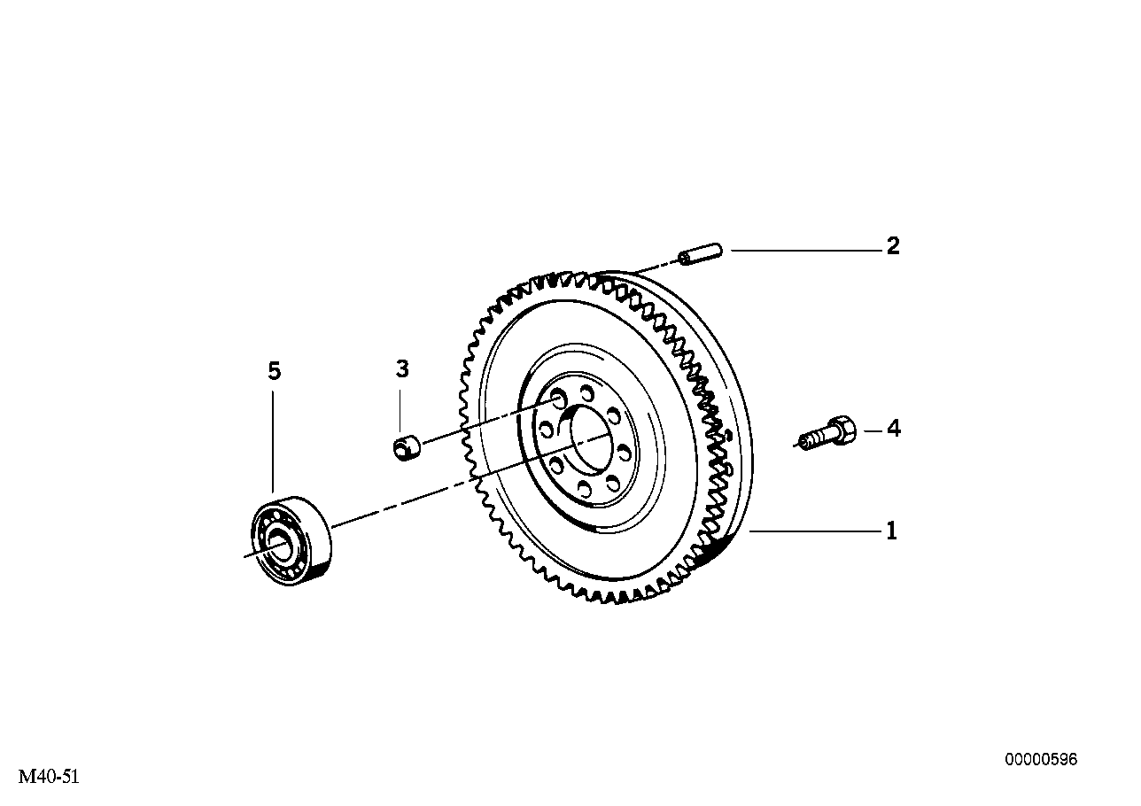 BMW 21 21 1 223 593 - Flywheel / twin mass flywheel: 1  pcs. autospares.lv