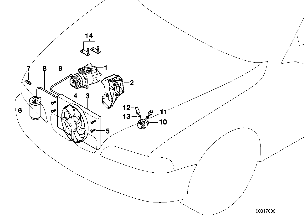 OM 64528390228 - Economicaircond. syst. single parts ii: 1  pcs. autospares.lv