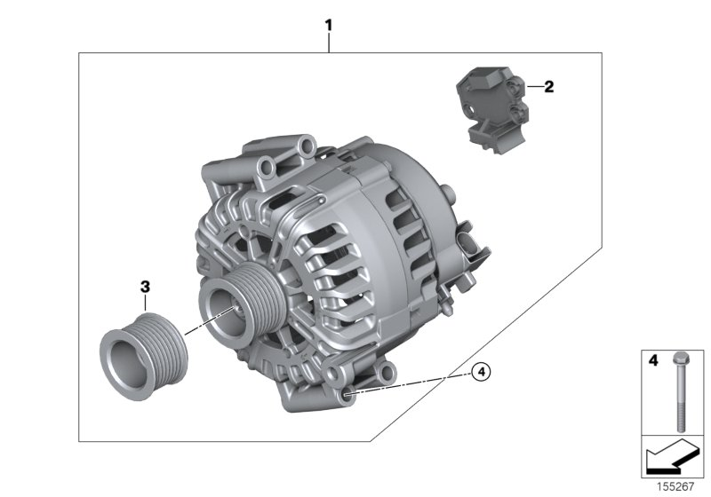 Mini 12 31 7 560 678 - Alternator: 1  pcs. autospares.lv