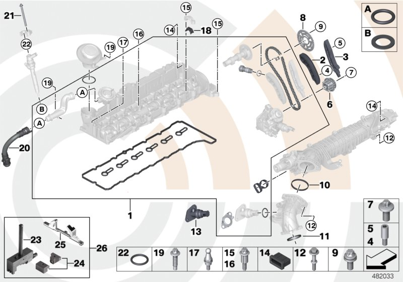 BMW 11 31 7 797 516 - Timing Chain Kit autospares.lv