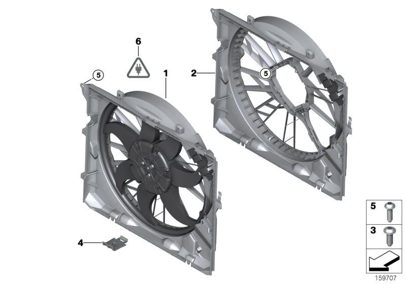 BMW 17427563259 - Fan, radiator autospares.lv