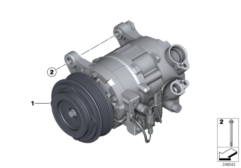 BMW 64 52 9 223 695 - Compressor: 1  pcs. autospares.lv