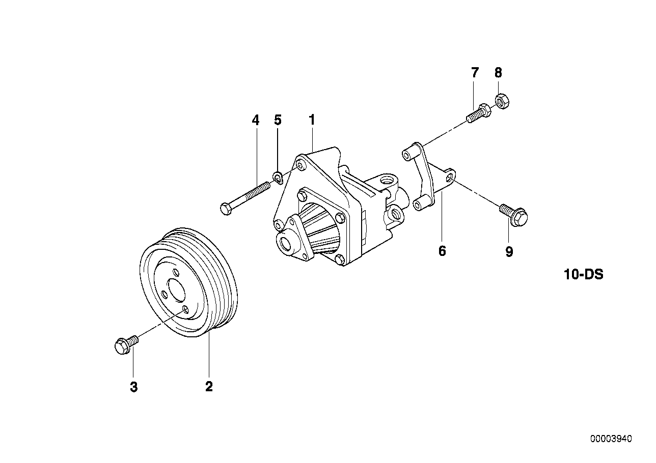 OM 32 41 1 092 432 - Hydro steering-vane pump/mounting: 1  pcs. autospares.lv