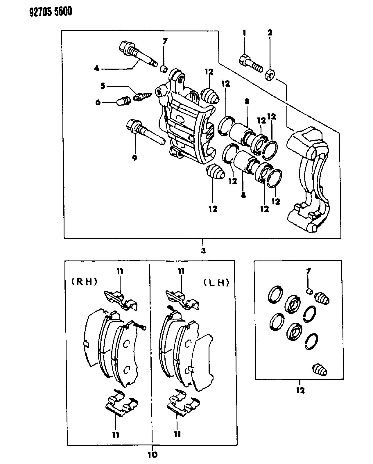 Mitsubishi MB85 8584 - Brake Pad Set, disc brake autospares.lv