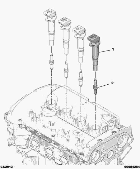 CITROËN 5960.93 - Engin spark plug ignit electr modul coil: 04 pcs. autospares.lv