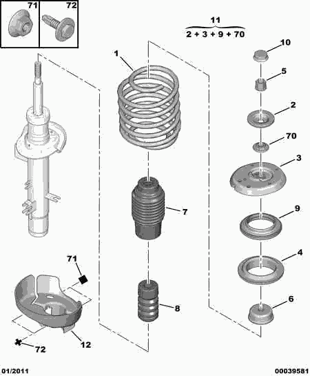 PEUGEOT 5002.LT - Coil Spring autospares.lv