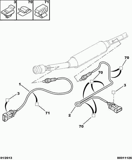 Opel 1628 TH - Lambda Sensor autospares.lv