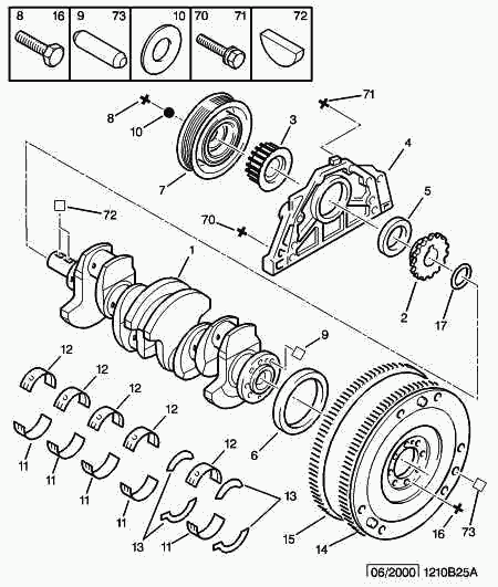 CITROËN 0515.K6 - Belt Pulley, crankshaft autospares.lv