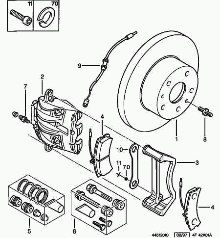 CITROËN/PEUGEOT 4246 J9 - Brake Disc autospares.lv