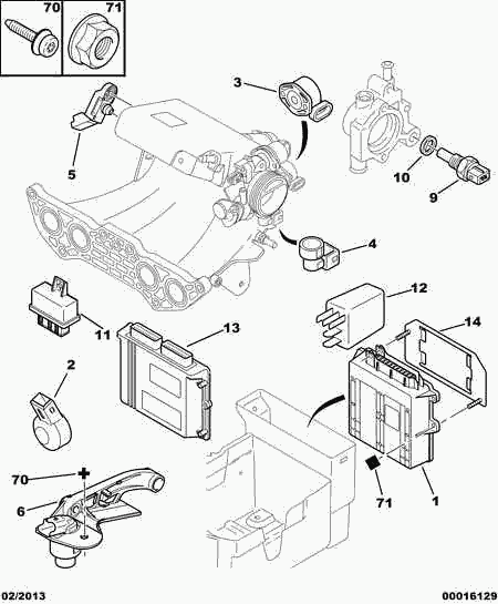 CITROËN 1920.AW - Sensor, crankshaft pulse autospares.lv