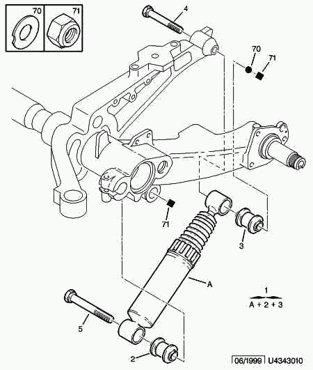 CITROËN/PEUGEOT 5206 S6 - Rear shock absorber: 02 pcs. autospares.lv