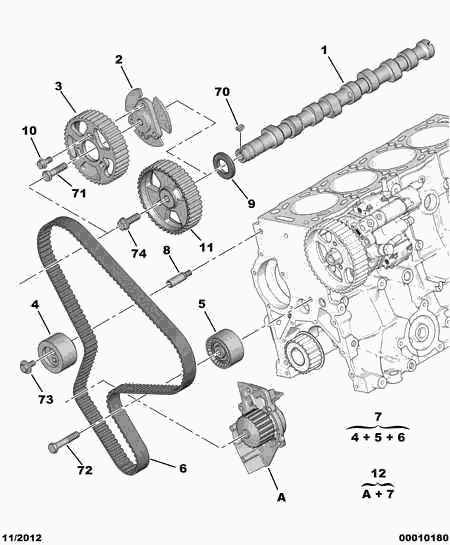 PEUGEOT 0831.V3 - Timing Belt Set autospares.lv