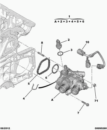 CITROËN/PEUGEOT V7 645 580 80 - Outlet tank switch probe: 01 pcs. autospares.lv