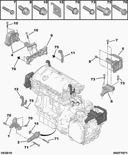 DS 1806.96 - Fixing power unit: 01 pcs. autospares.lv