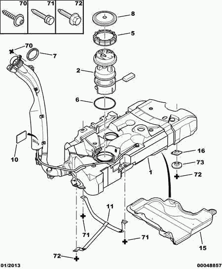 CITROËN/PEUGEOT 1525 W5 - Fuel Supply Module autospares.lv